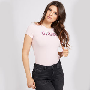 Guess dámské růžové triko - XS (G6S4)